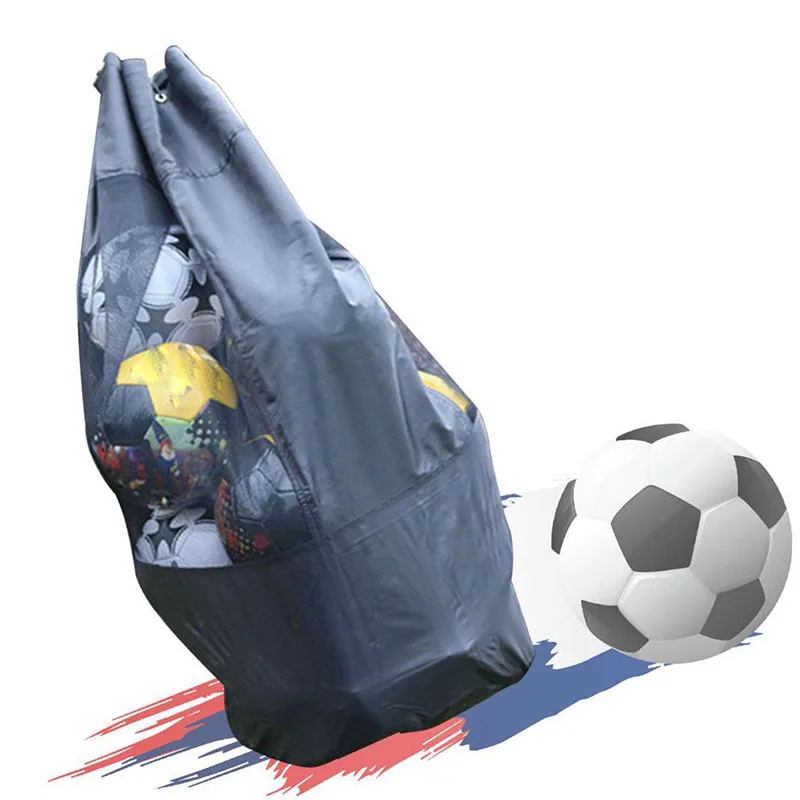 

Extra Large Mesh Sport Equipment Bags Large Capacity Oxford Football Basketball Volleyball Bags (Adjustable Drawstring)