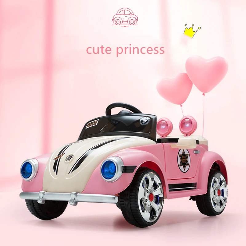 

New Ride On Car Girl With Music And Light Children Electric Car Pink Battery Operated 6v Ride On Car Kids With Control Remote