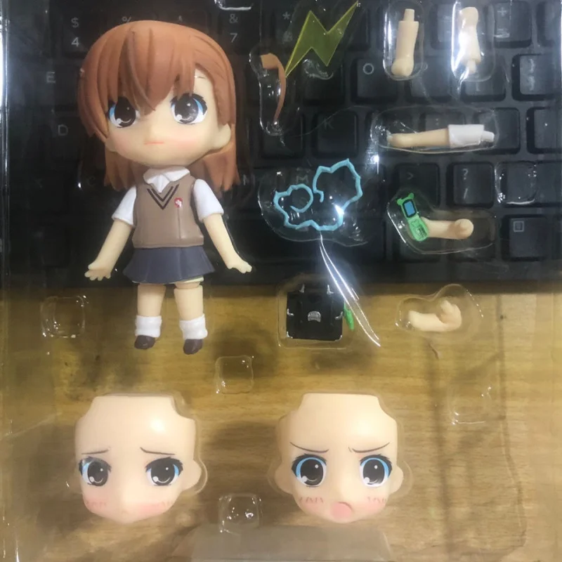 

Kawaii Anime Toaru Kagaku no Railgun T Mikoto Misaka 345# PVC Action Figures Collectible Model Kids Toys Doll Gifts 10Cm