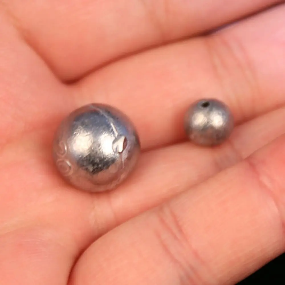 10 шт. 1 г/2 г/3 г/4 г/5 г/6 г/7 5 г/9 г/10 г рыболовные свинцовые грузила с шарикоподшипником