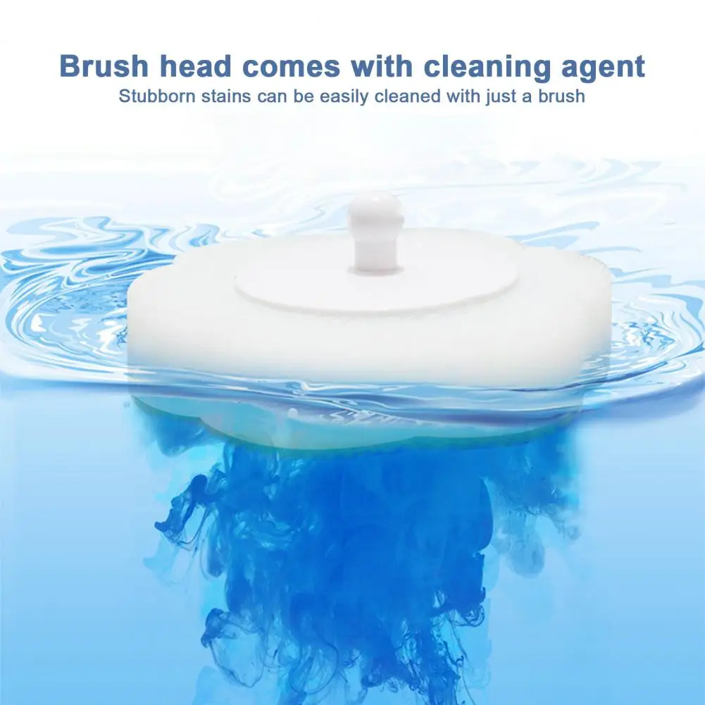 

Stains Durable Bristles Toilet Brush Disposable Toilet Wand Refill Heads Efficient Kit for Toilet Scrubbing Hygienic Solution