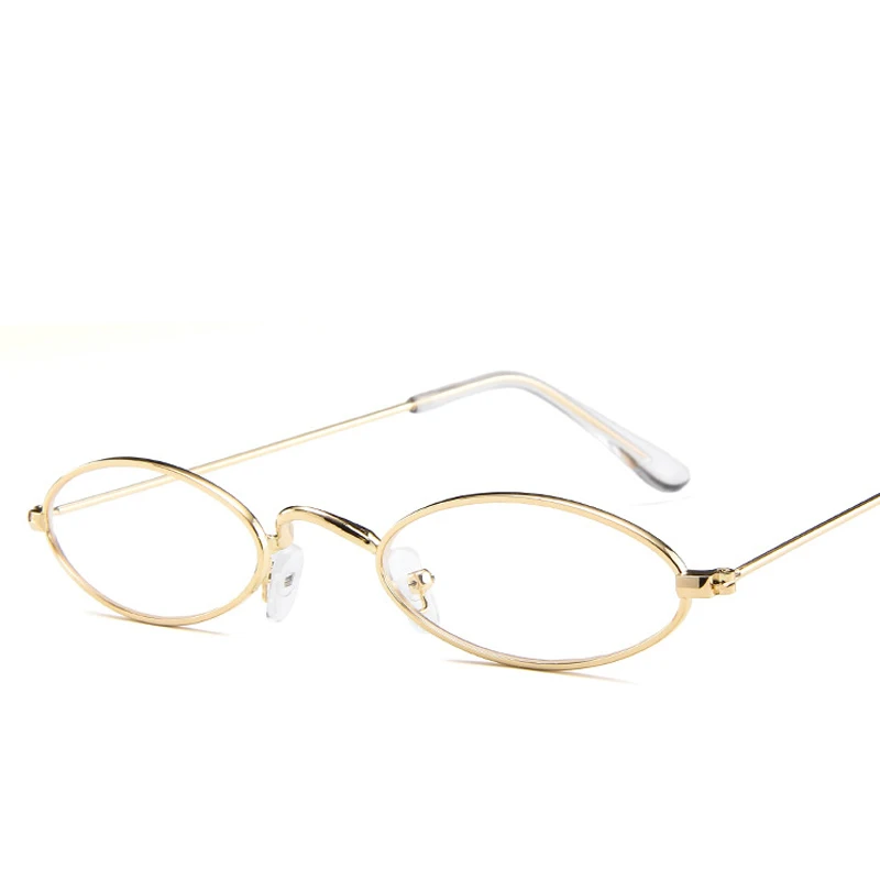 

Korean Version of Metal Sunglasses Oval Sunglasses Ultra-small Frame Ocean Sunglasses Men's and Women's Personality Glasses