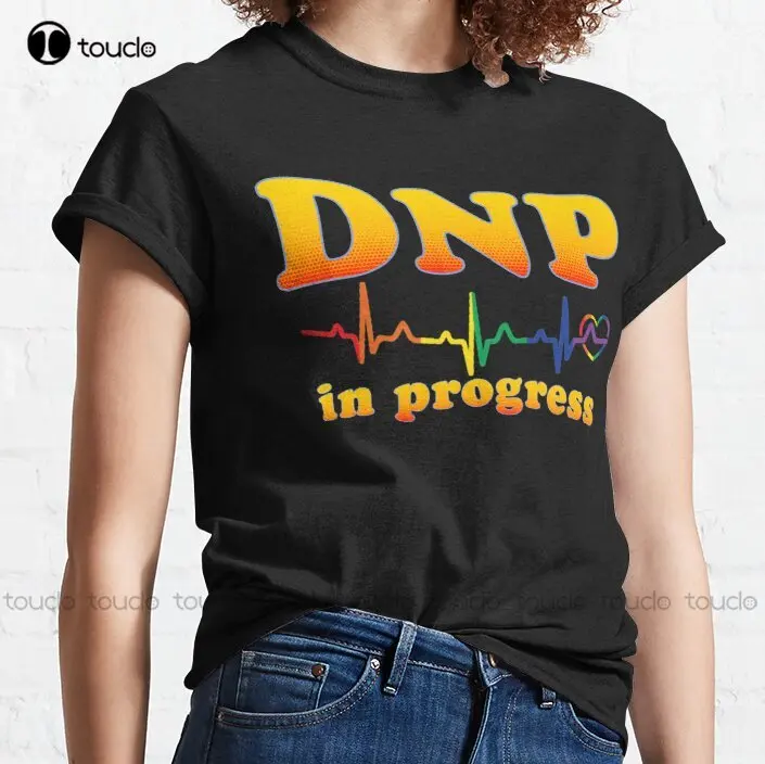 

Новинка, Классическая Летняя футболка Dnp для практики врача по уходу за ребенком, рубашки для женщин и мужчин, хлопковая футболка унисекс