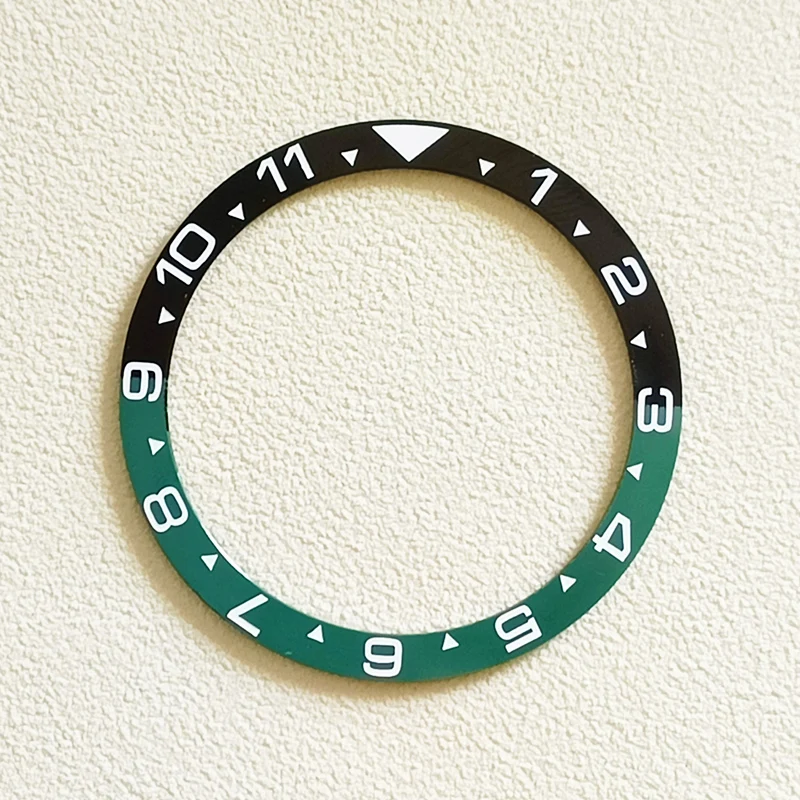 38mm SKX007 Ceramic Bezel Insert Fits SKX007 SKX009 SRPD Watch Case GMT Style Ring NH35 NH36 Movement Men's Watch Modification