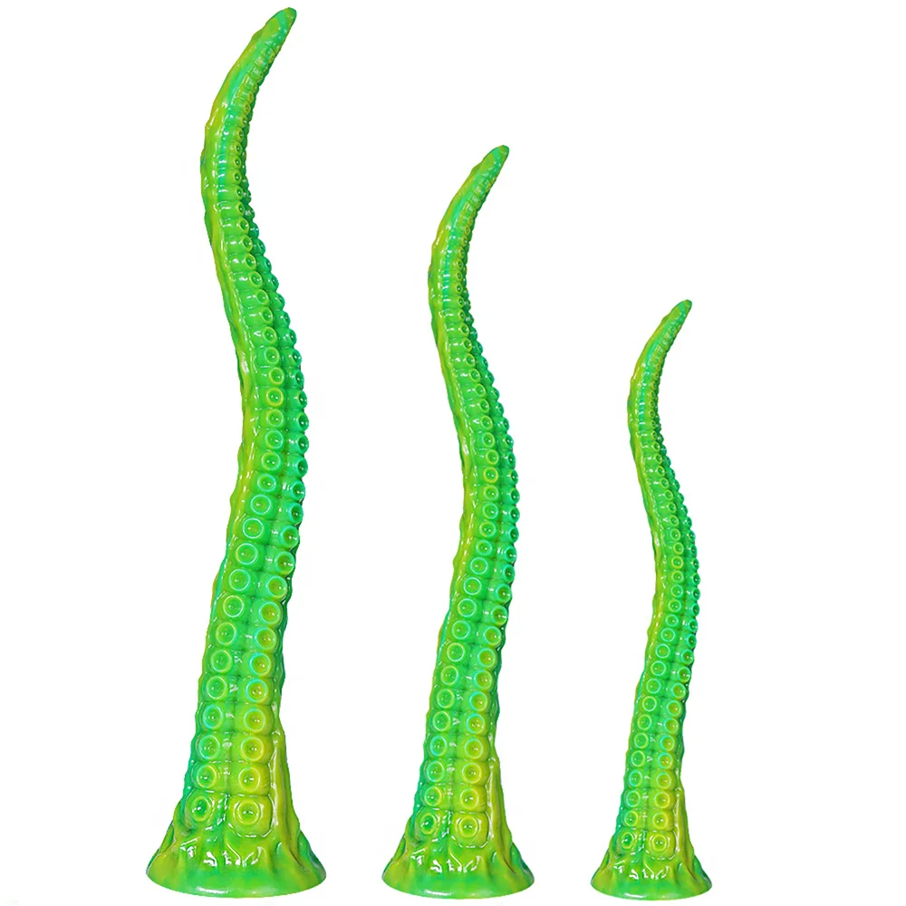 Длинный мягкий щупальце фаллоимитатор силиконовая секс-игрушка реалистичный