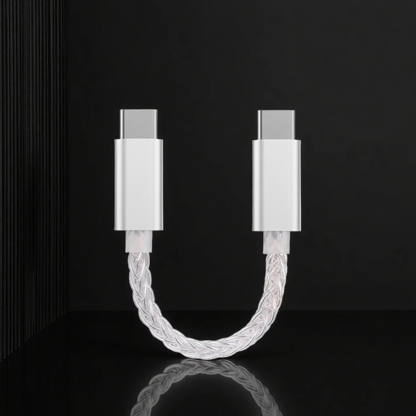 Фото Усилитель ЦАП типа C к типа C Аудиокабель OTG USB C HiFi Портативный усилитель №3