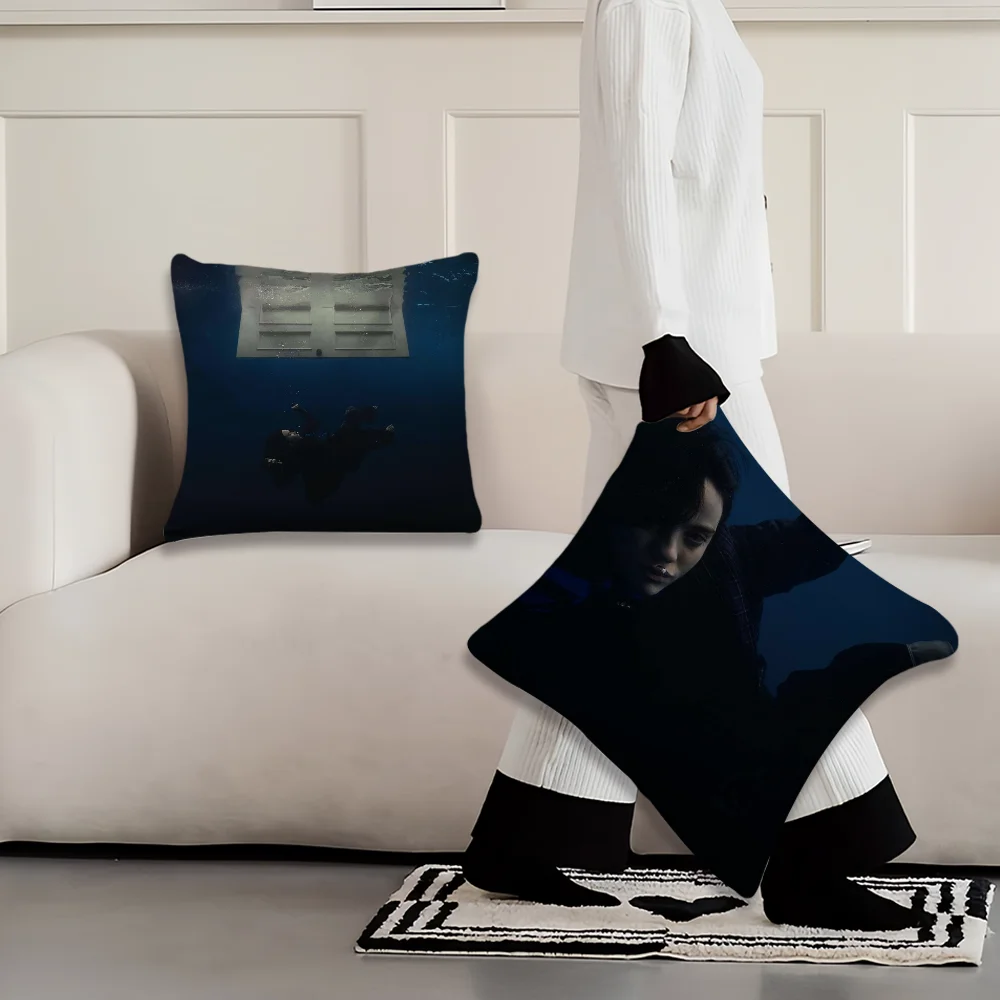 Наволочка Singer E-Eilish для дивана спальни гостиной офиса прикроватная тумбочка B-BillieS