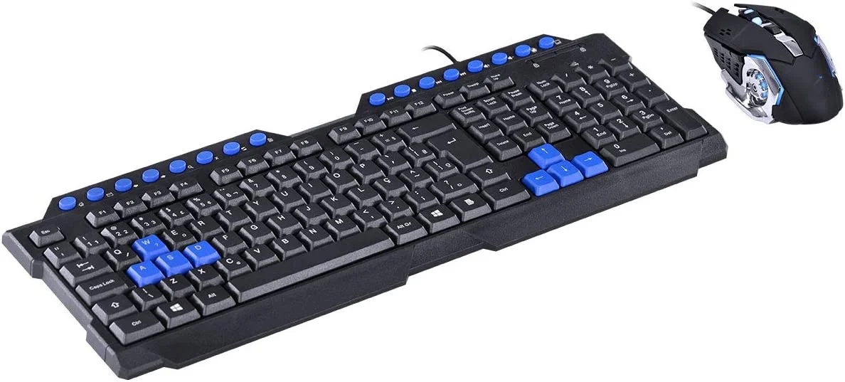 

"Grifo E-Gamer Mouse VX, 2400 DPI USB Cable, 1.8 Meters LED Blue: The Perfect Game Companion for Your Setup!"