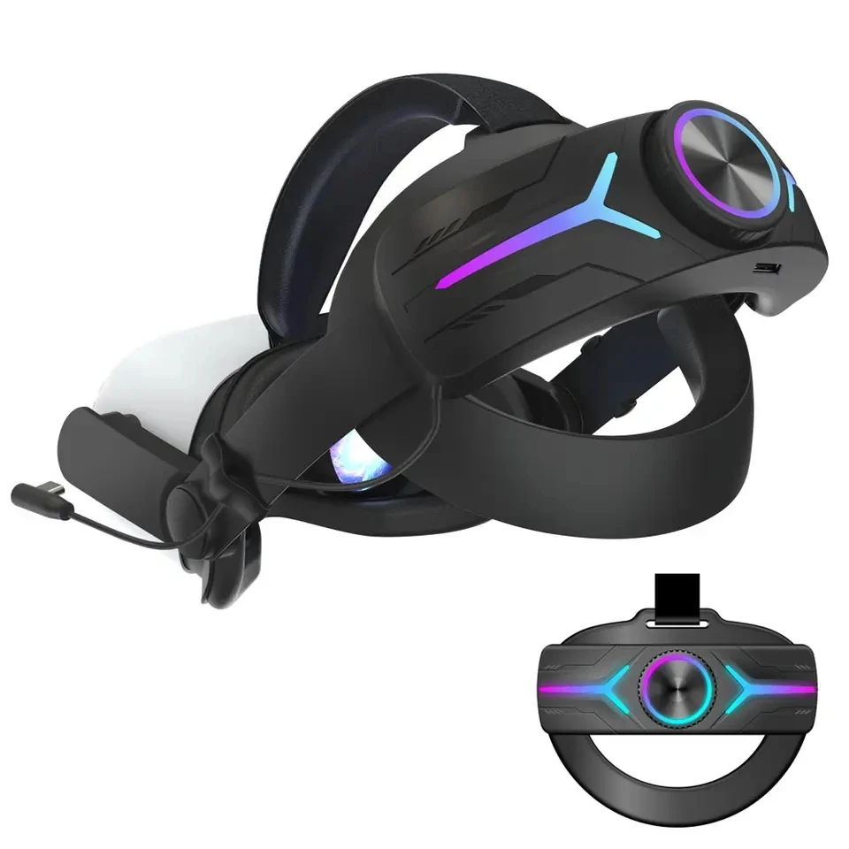 

Регулируемый сменный головной ремень для Meta/Oculus Quest 2, 6 цветов, 8000 мАч