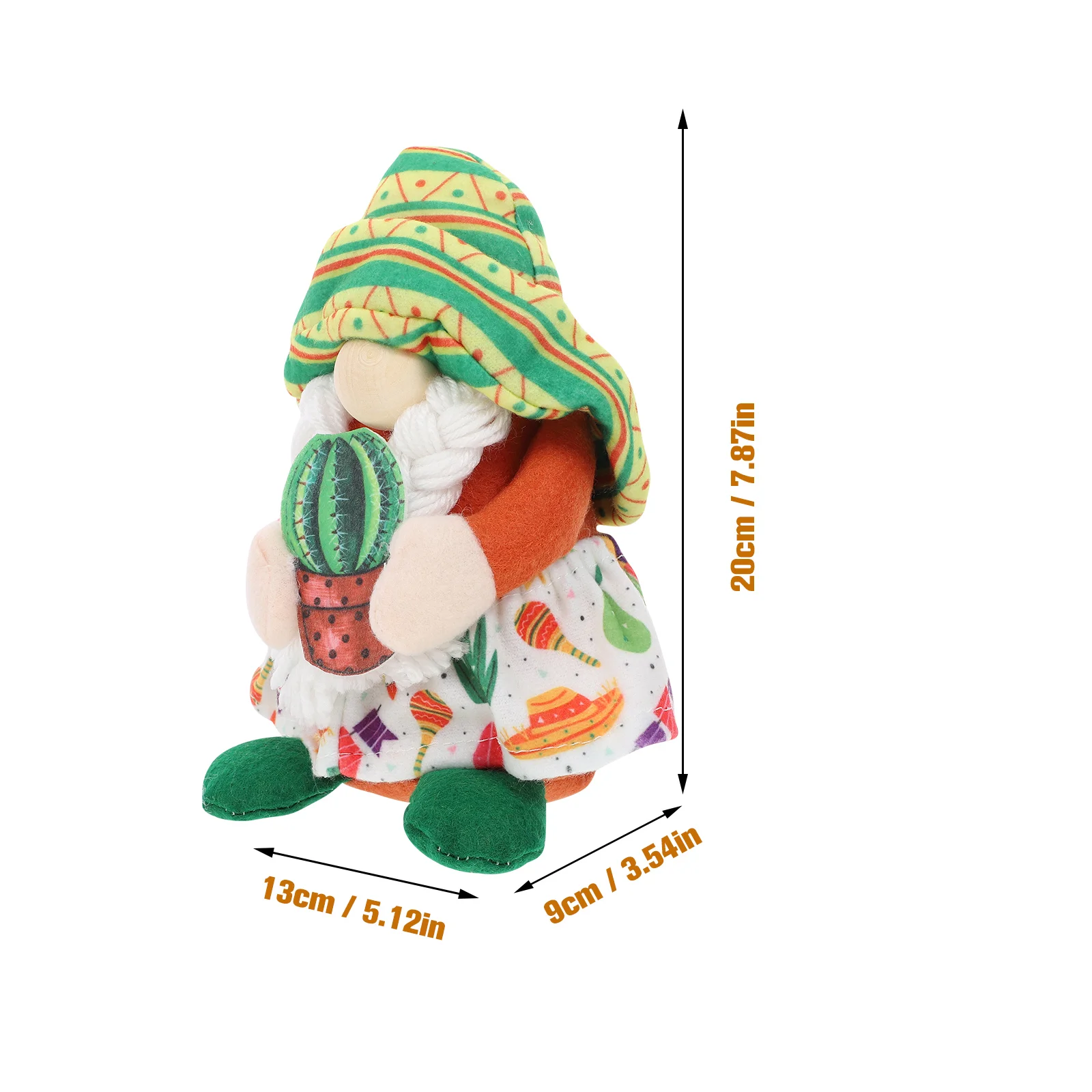 Карнавальный гном нежный карлик кукурузный торт праздничный декор ткань