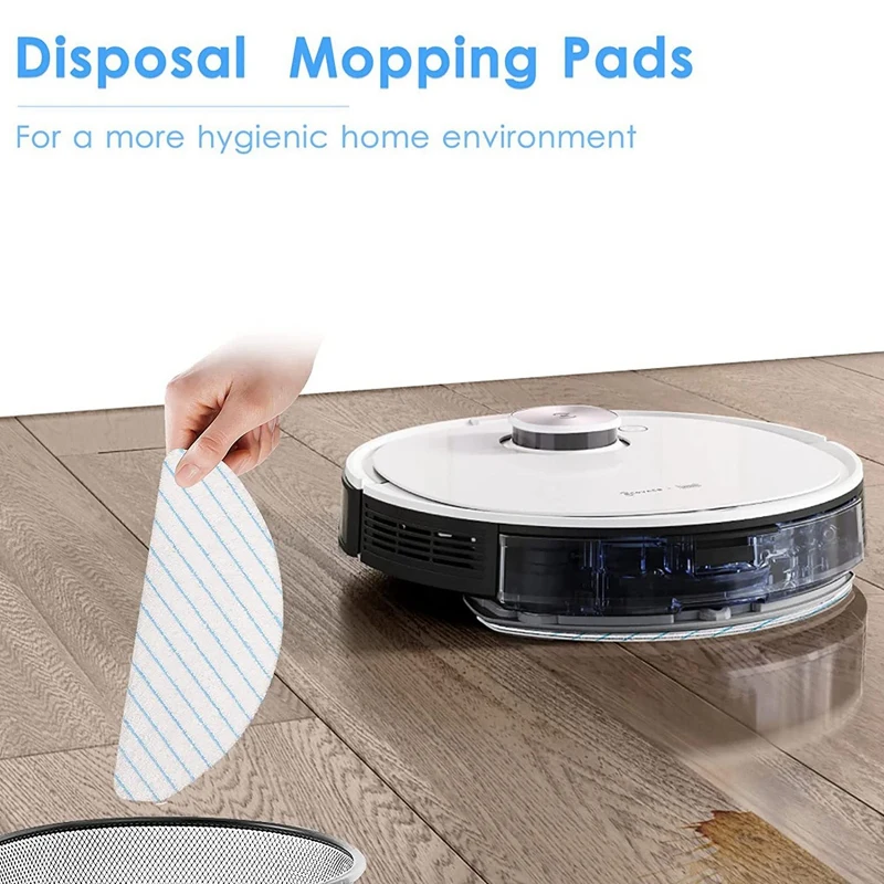 

Одноразовые накладки для швабры ECOVACS DEEBOT OZMO T8/ T8 +/ T8 AIVI/ T9/ T9 MAX, салфетки для пылесоса, одноразовые салфетки для швабры