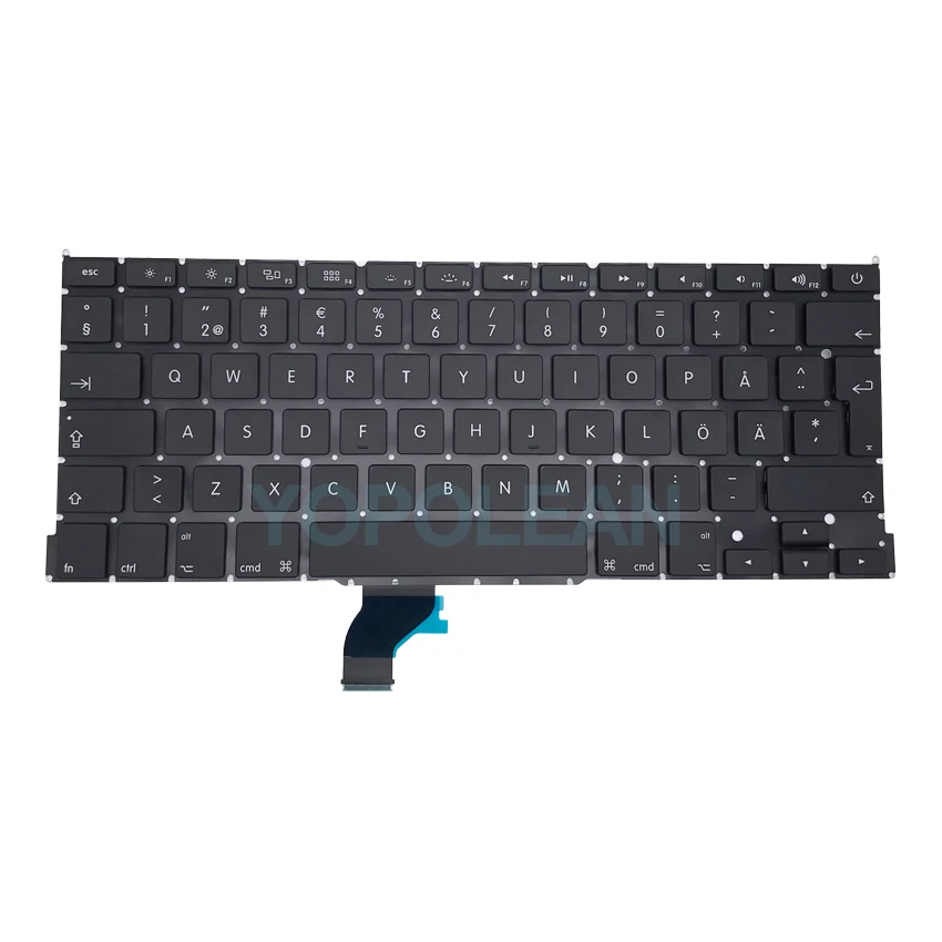 Новая шведская клавиатура 5 шт./лот для Macbook Pro Retina 13 дюймов A1502 2013 2014 2015 года |