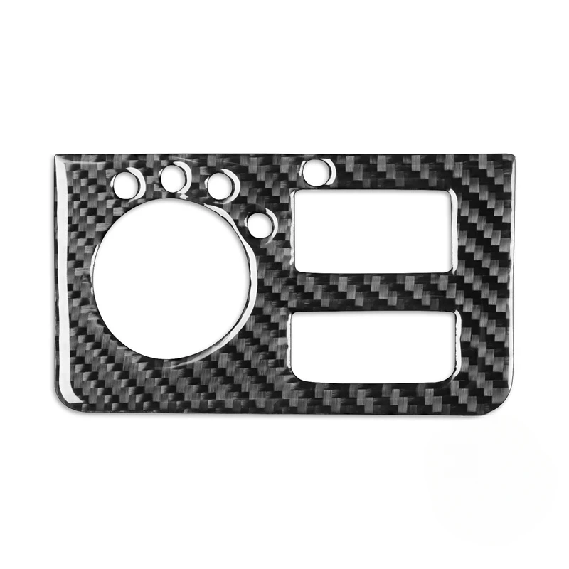 

For BMW X5 E53 2000 2001 2002-2006 Carbon Fiber Stickers Car Styling Headlight Switch Knob Frame Trim interior Car Accessories