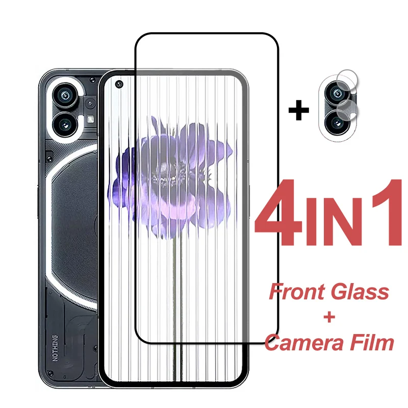 

Protective Glass For Nothing Phone 1 Full Cover Tempered Glass For Nothing Phone One (1) Camera Lens Film Phone Screen Protector