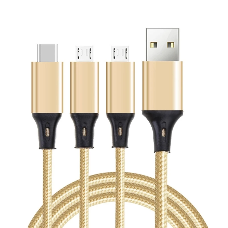 

USB C Charging Cable Android Type C USB 2.0 Type A Male to USB Type C(USB-C) Male 1 to 3 Splitter Cable Charge Connector Adapter