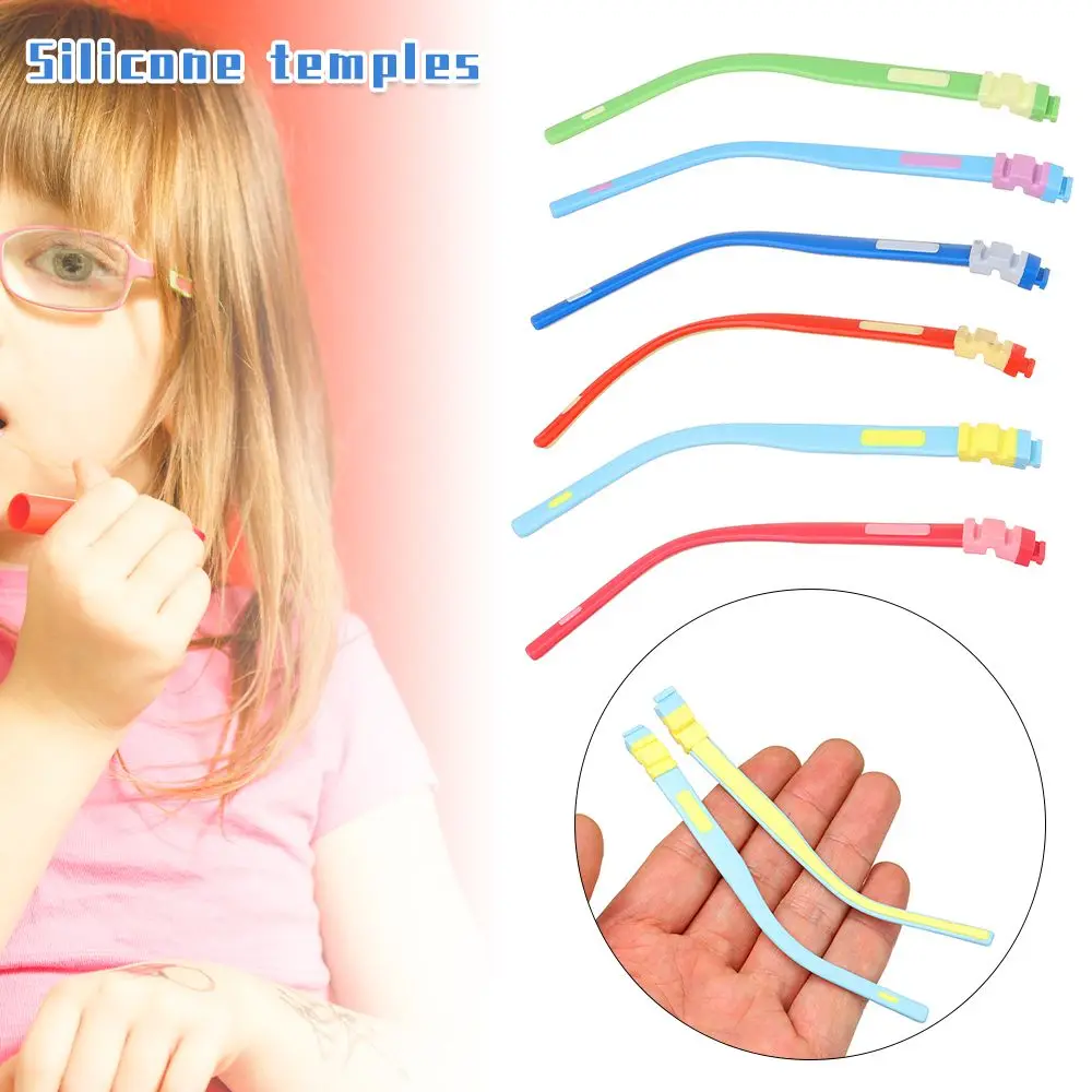 

Multi-color Children Snap-on Eyeglasses Glasses Arm Eyewear Accessories Replacement Leg Spectacle Frame