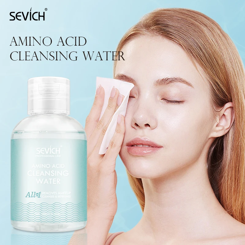

Sevich Amino Acid Makeup Remover Water 100ml Invisible Face Pores Deep Cleansing Water Moisturizing Refreshing Skin Care