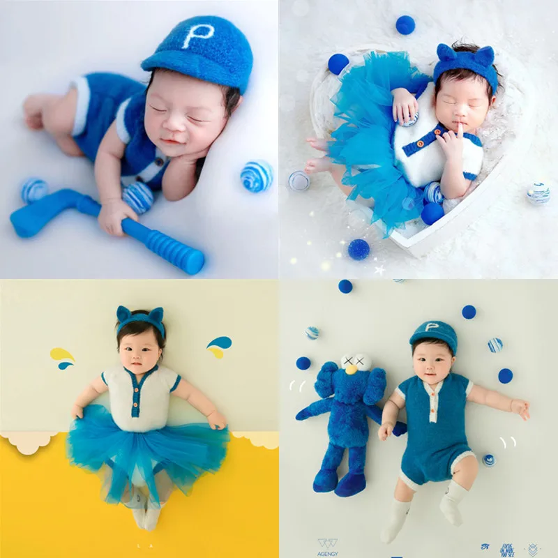 ❤️CYMMHCM Newborn Photography Clothing Baby Girls Boys Photo Props Accessories Studio Infant Shoot Clothes Outfits Fotografia