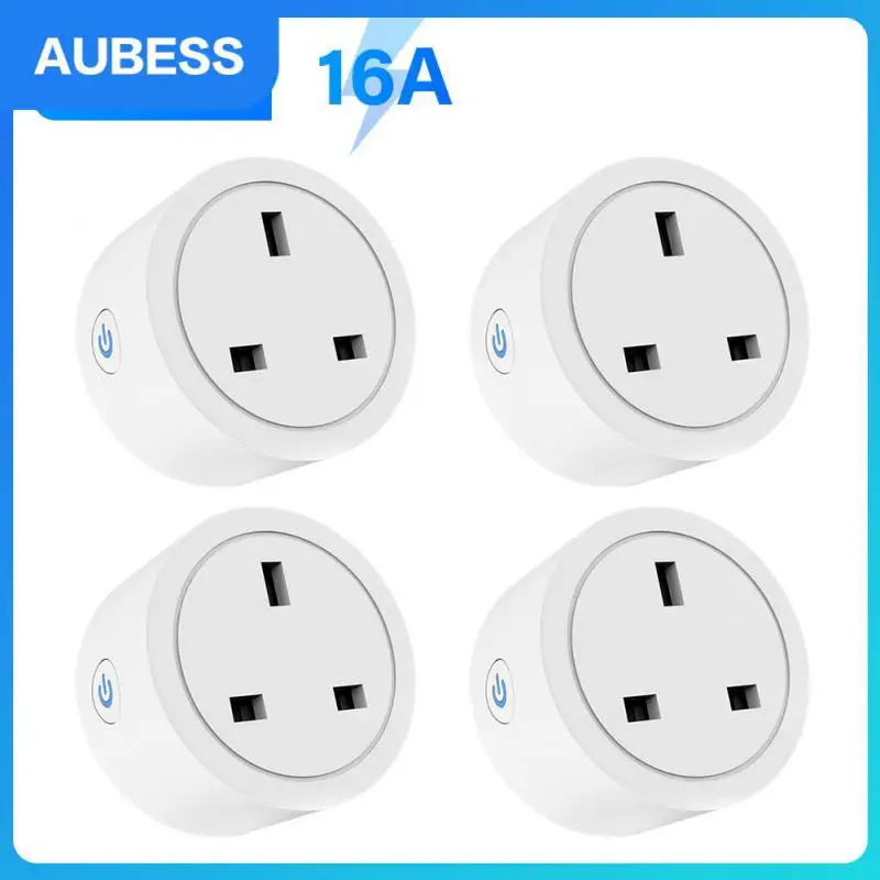 

Smart Life Smart Plug Outlet Timing Function With Power Monitor Uk Smart Socket Voice Control Timing 16a Tuya Wifi Power Socket