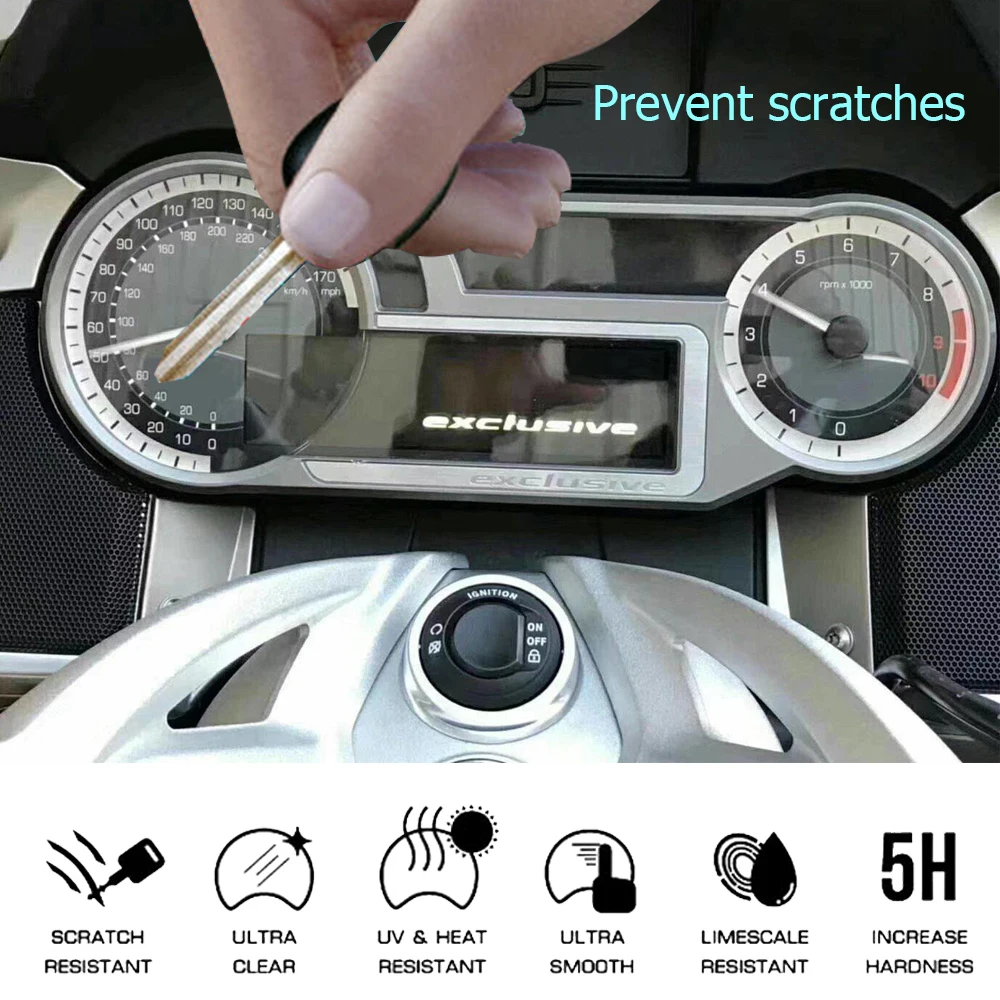 

Пленка для защиты экрана от царапин для BMW K1600B K1600GT K1600GTL/Grand America Cluster 2016 2017 2018 2019 2020 2021