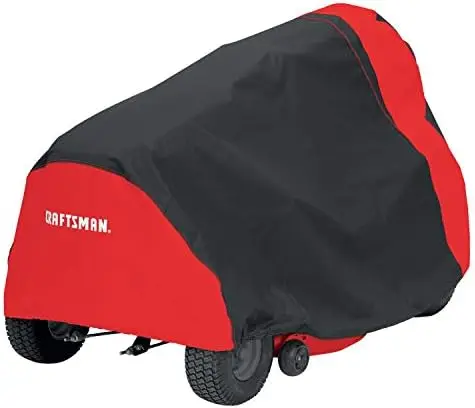 

Lawn Mower Cover, Large , black/red