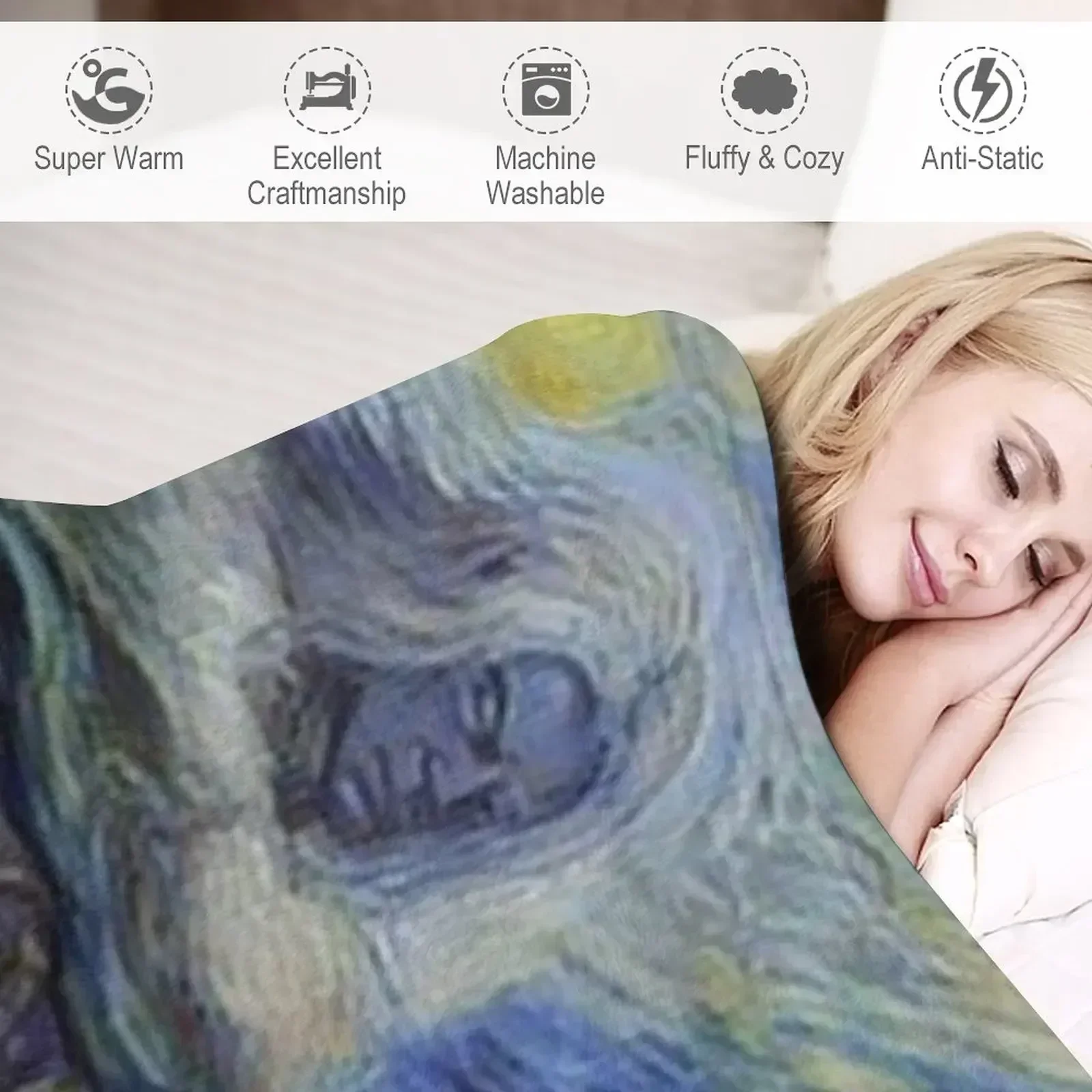 Плед Drizzt Do'Urden Forgotten Realms Starry Night забавный подарок тяжелые одеяла декоративные