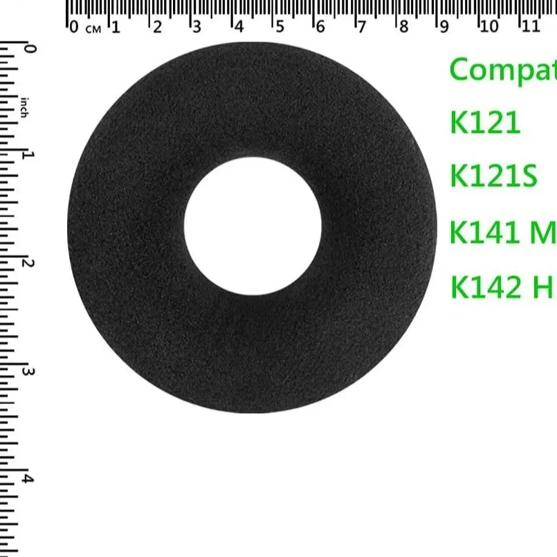 Фото Сменные амбушюры для наушников AKG K121 K121S K141 MK II K142 HD, кожаные, бархатные, аксессуары для гарнитуры №5