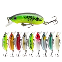 hot sale long casting 3d eyes swimbait brand minnow 53mm 7 8g sinking minnow stream fishing lures for perch pike trout bass