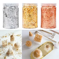 gold leaf flakes mold filler diy candle mold epoxy resin candle mould aromatherapy candle wax molds resin mold fillings