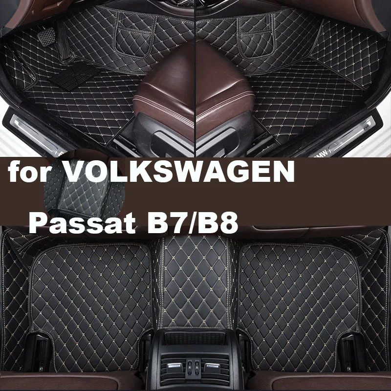 

Autohome Car Floor Mats For VOLKSWAGEN Passat B7-B8 2011-2018 Year Upgraded Version Foot Coche Accessories Carpets