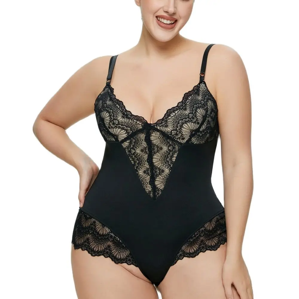 Bodysuit Shapewear Women Lace Sexy Corset Slimming Body Shaper Waist Trainer Fajas Colombian Reducing Shapers Female Underwear