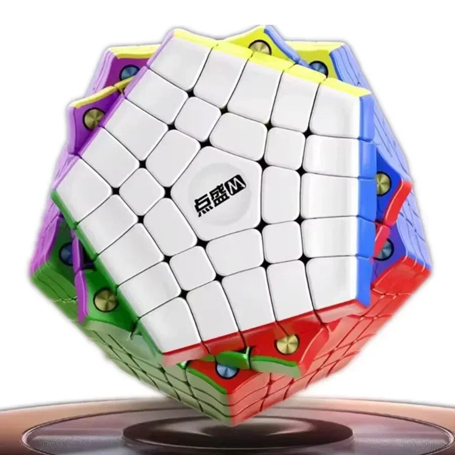 DianSheng 5x5 Megaminx Cube Galaxy Gigaminx Магнитная наклейка без наклеек Magic Speed Puzzle Игрушка для