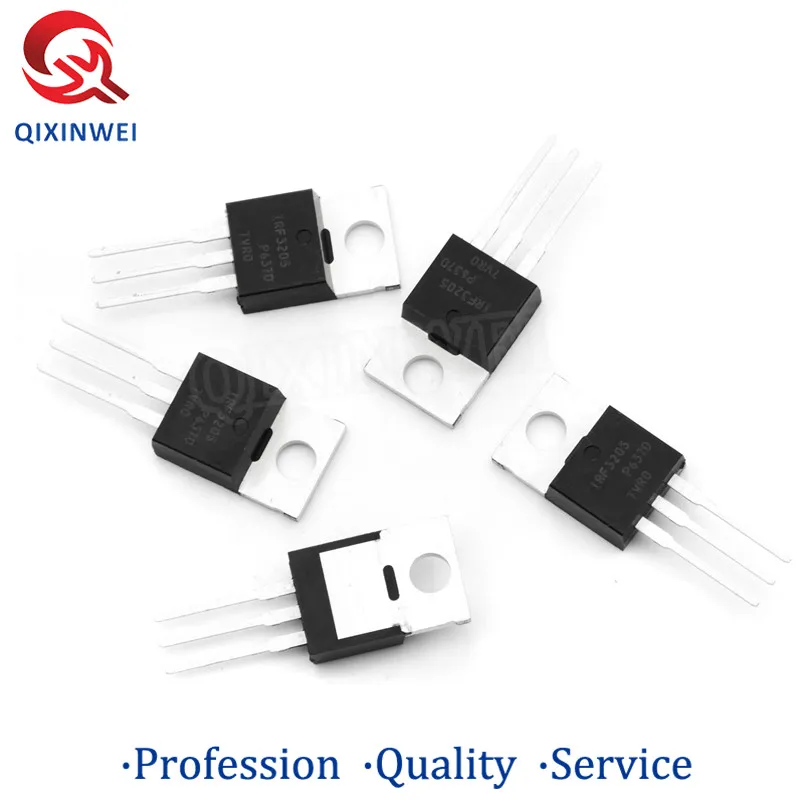 

10pcs IRF3205 IRF3205PBF MOSFET MOSFT 55V 98A 8mOhm 97.3nC TO-220