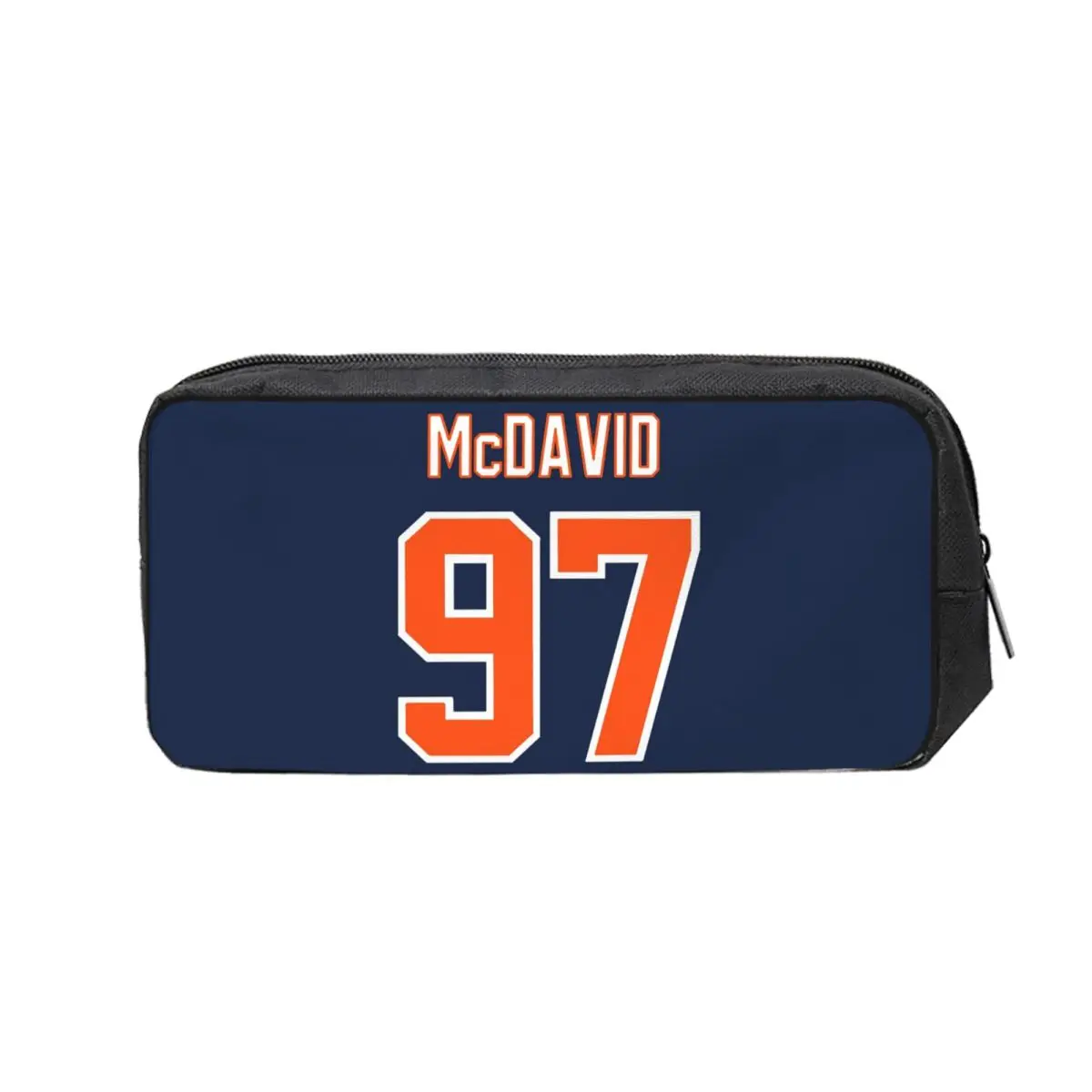 Фото Пеналы Connor McDavid 97 для фанатов Edmonton Oilers, пеналы для школьников, пеналы для ручек, сумки для карандашей, пеналы для хранения канцелярских принадлежностей №3