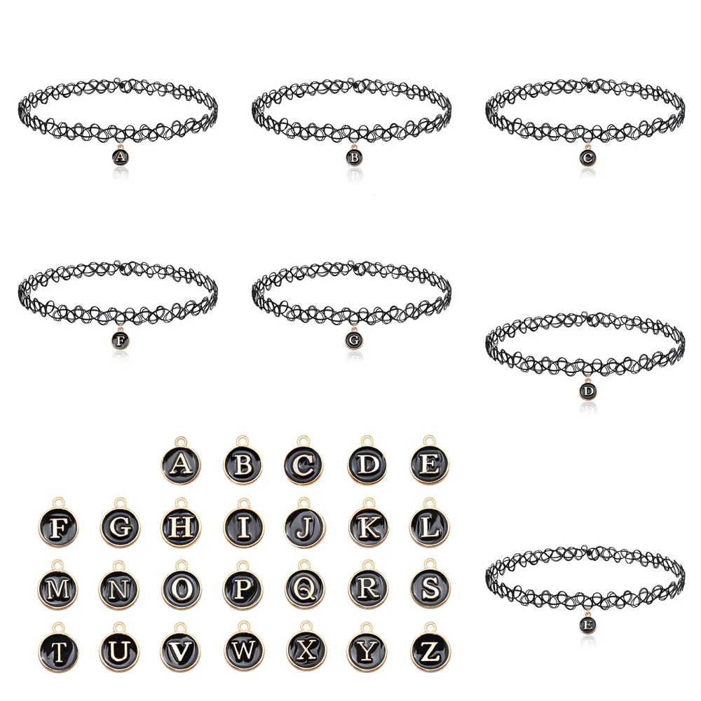 Модный чокер с надписью для женщин ожерелье до ключиц женская бижутерия