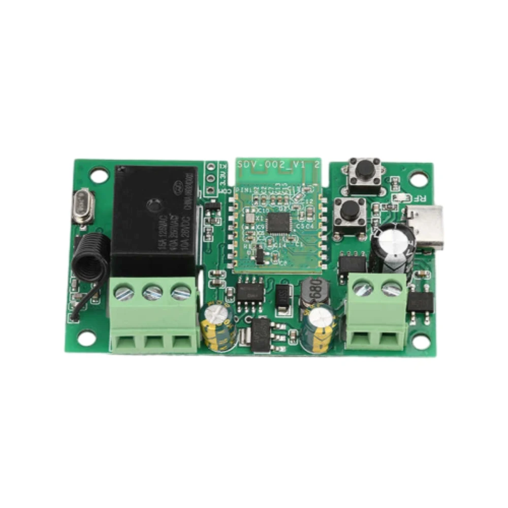 AC220V AC/DC7-32V/DC5V одноканальный Wi-Fi 2 4G Bluetooth-совместимый релейный модуль Type-C