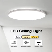 LED Ceiling Lamps Modern Ceil Light 18/30/40/72W Led Ceiling Lights 220V Round Living Room Bedroom Indoor Kitchen Lighting Lamp