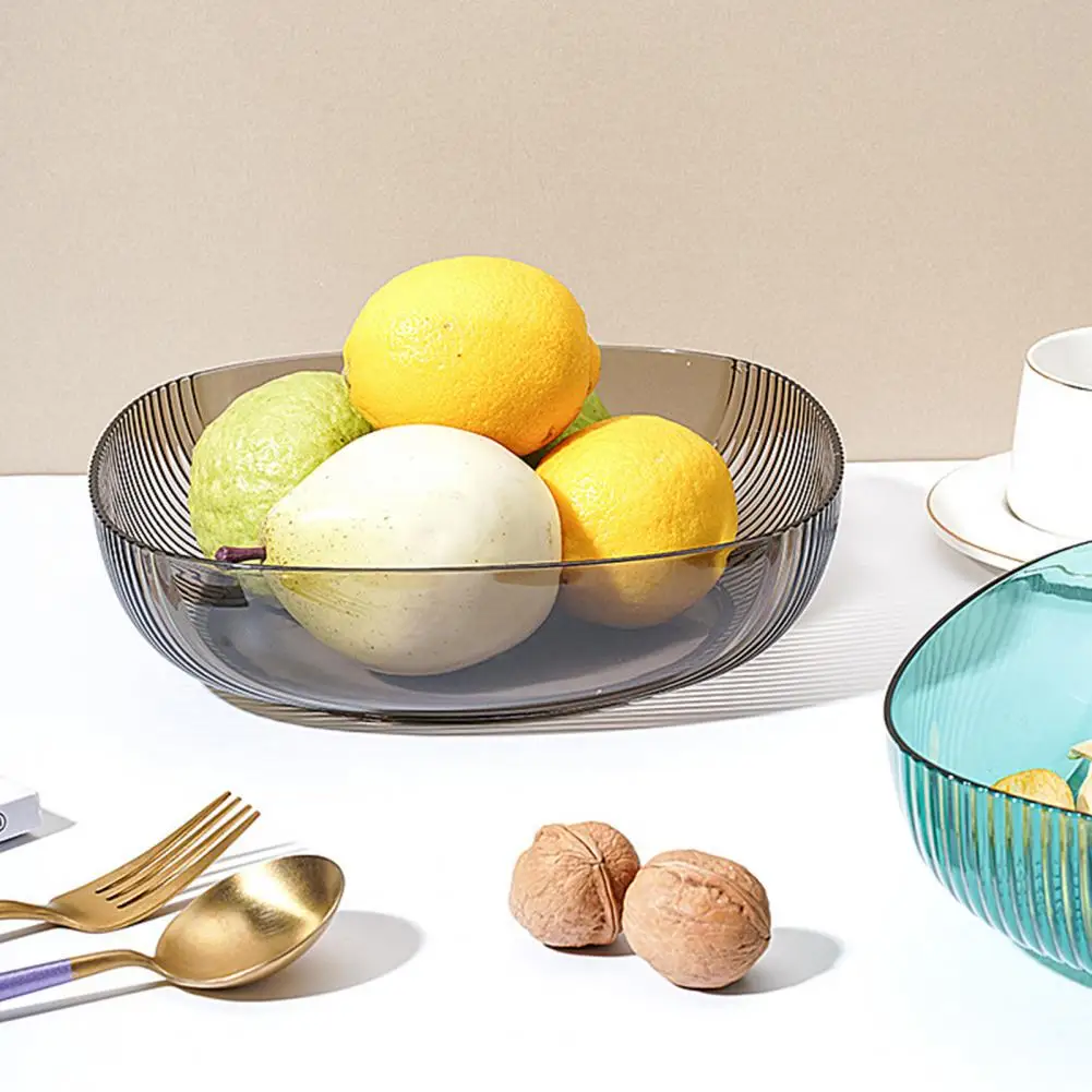 

Practical Fruit Basket Smooth Edge Fruit Plate Durable Candy Dessert Snack Plate Storing