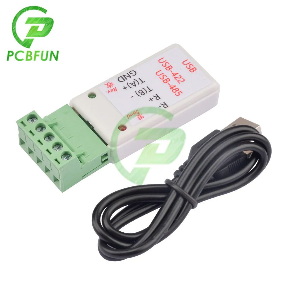

Переходник с USB на 485/422 RS422 / RS485 с последовательным портом, чип CH340T светодиодный светодиодным индикатором и защитой от перенапряжения телеви...