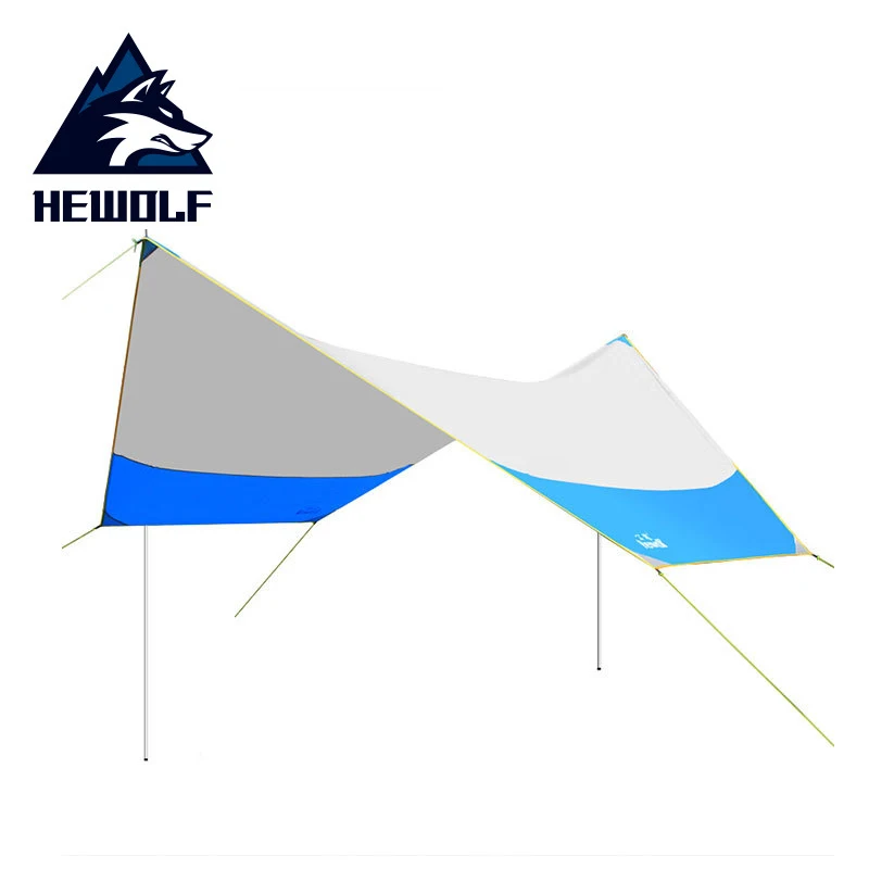 

Hewolf Outdoor Ultralight 210T Tent Beach Camping Pergola Sunshelter Oversized Rainproof Awning