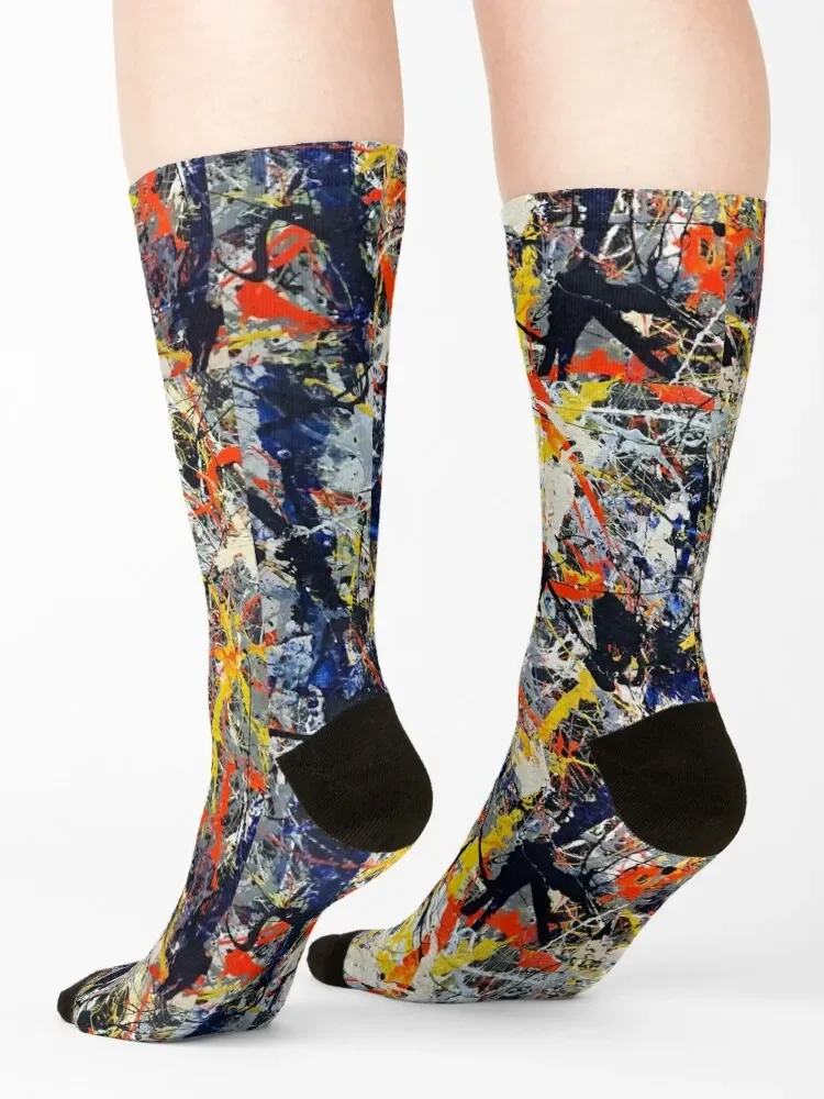 Носки Jackson Pollock номер 5 хлопковые чулки Компрессионные Мужские носки женские