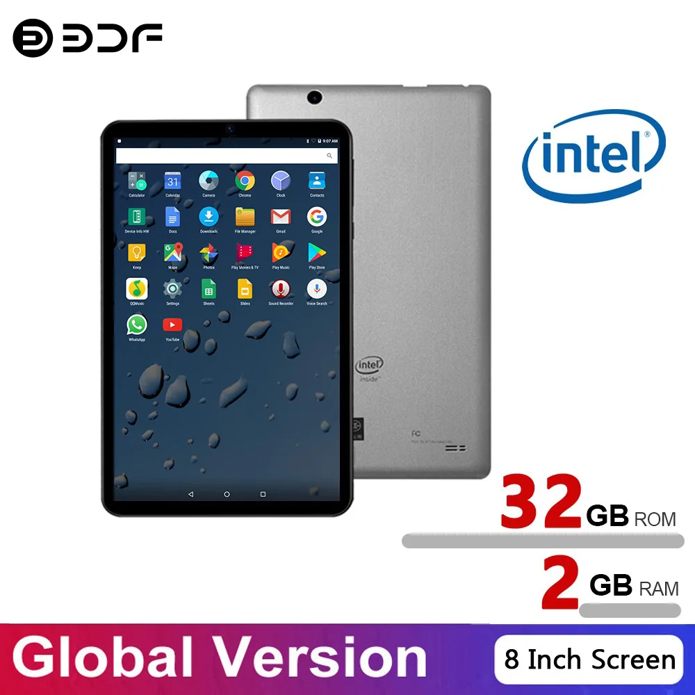 New 8 Inch Android Tablet Pc Intel Quad Core Google Play 2GB RAM 32GB ROM Dual Camera WiFi Tablets Children's favorite gifts