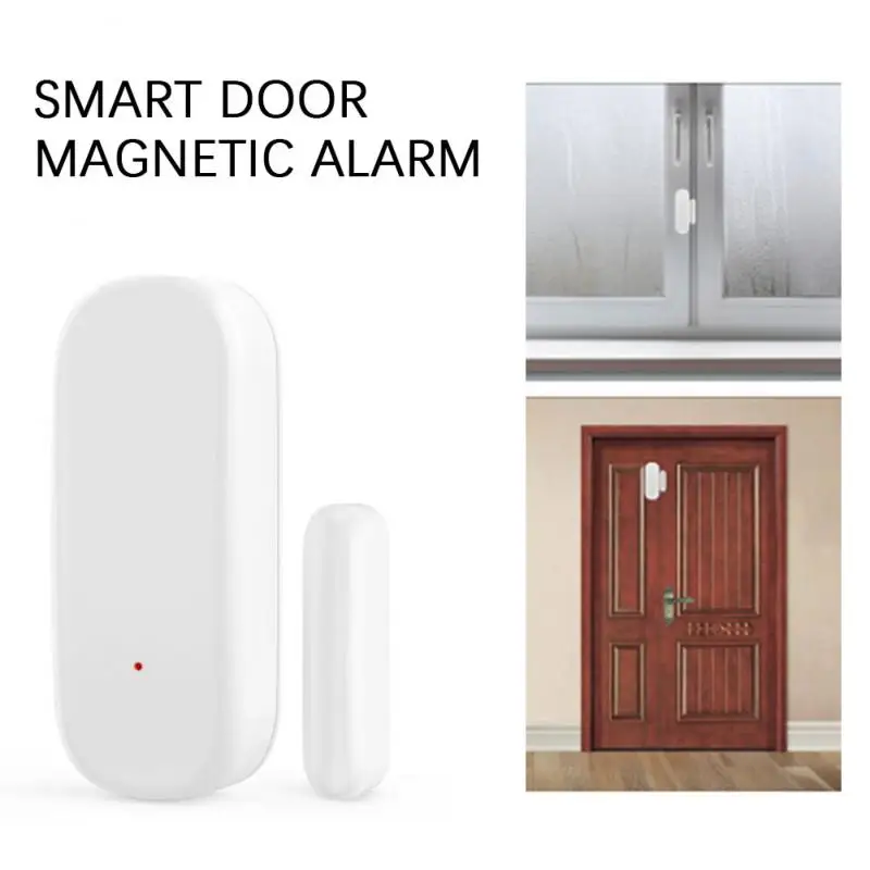 

Anti-theft Door / Window Alarm Detector Intelligent Wireless Connection Doors And Windows Sensor App Remote Monitoring Tuya Wifi