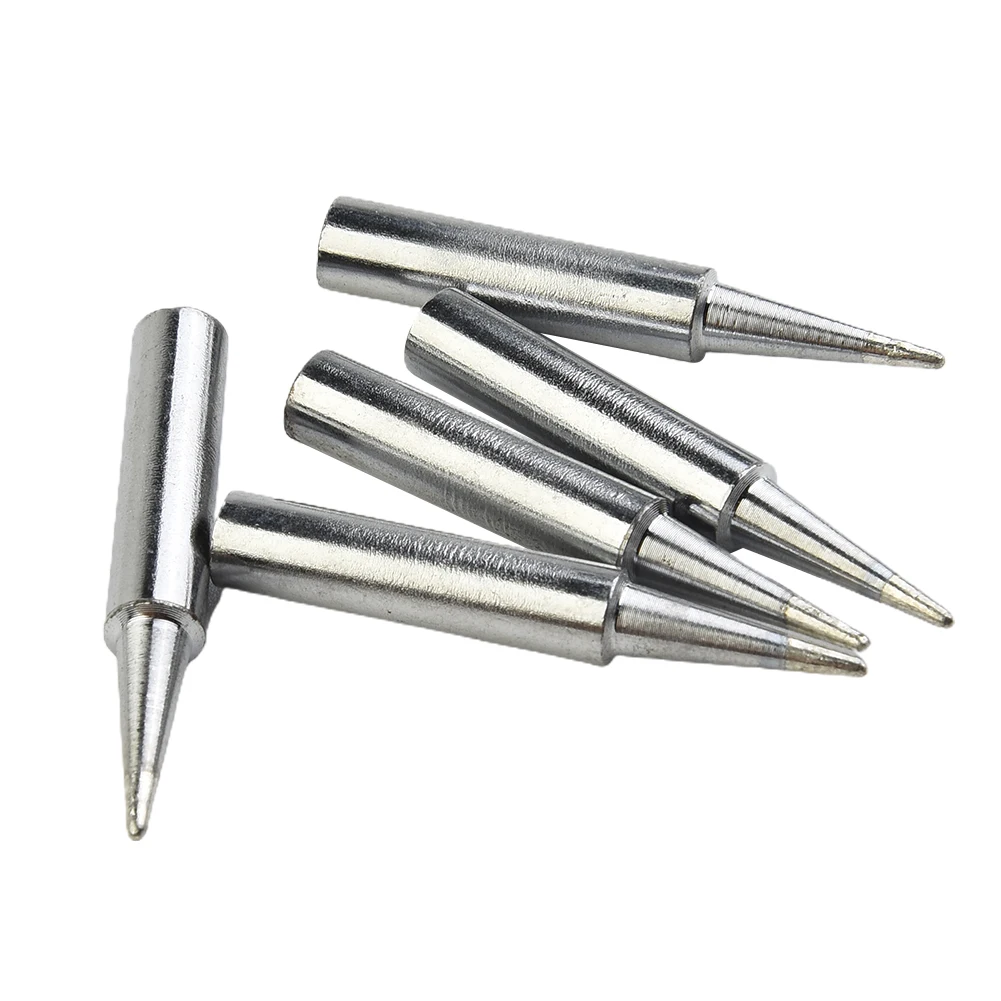 

Accessories Useful Solder Iron Tips Station 10pcs.900M-T-B Equipment Industrial Parts Pure copper Rework Silver