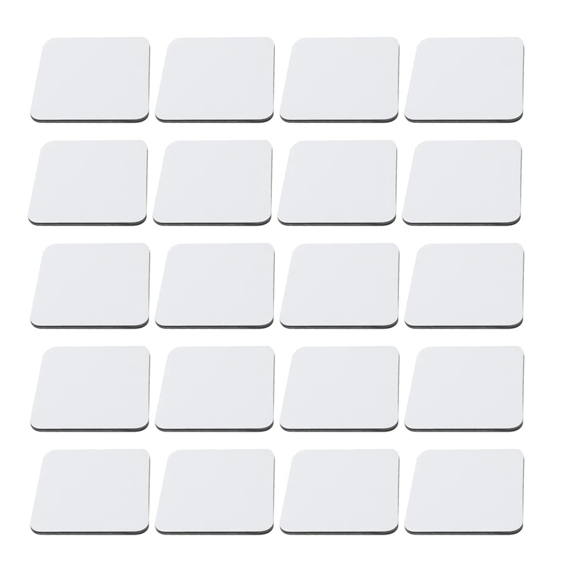 

60 Pcs Sublimation Blank Fridge Magnets For Home Kitchen Refrigerator Microwave Oven Wall Door Decoration Or Office