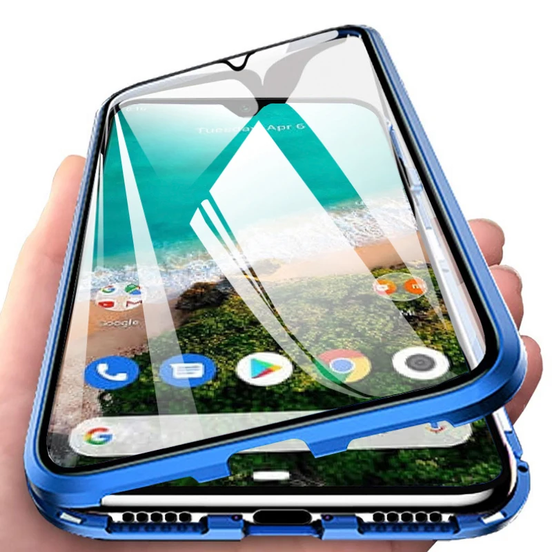 

New Magnetic Metal Adsorption Case For Samsung Galaxy S21 S20 Plus A12 A31 A72 A52 A32 A50 A70 A51 A71 A11 A21S M21 M31 Cover