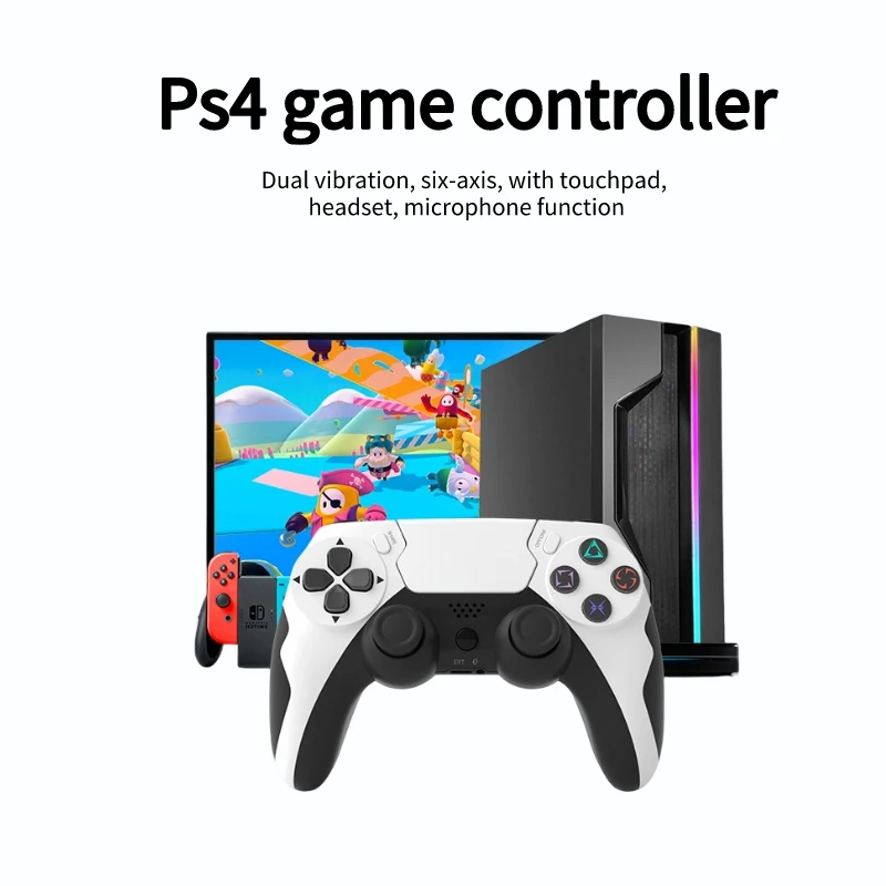 

Игровой контроллер PS4 4,0, Bluetooth, шесть осей, двойная вибрация, беспроводная ручка с сенсорной функцией
