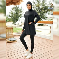 hijab tracksuit 3pcs islam muslim sets jilbab muslim women clothing sportswear running active wear sets casual ramadan