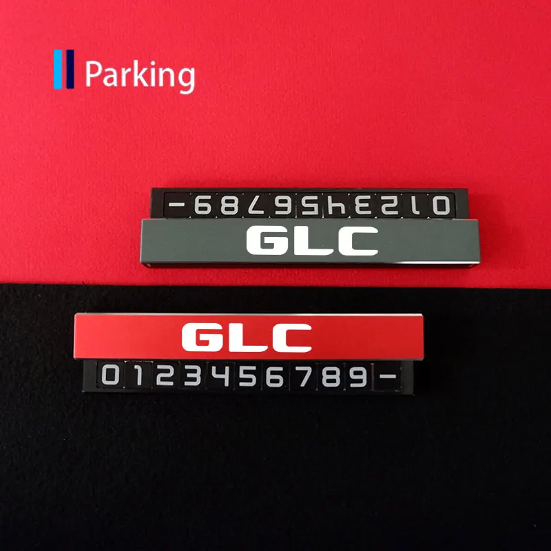 

Car Temporary Parking Card For Benz GLC Auto Phone Number Card For Mercedes Benz A B C E R S V CLASS GLA GLB GLC GLE GLK GLS