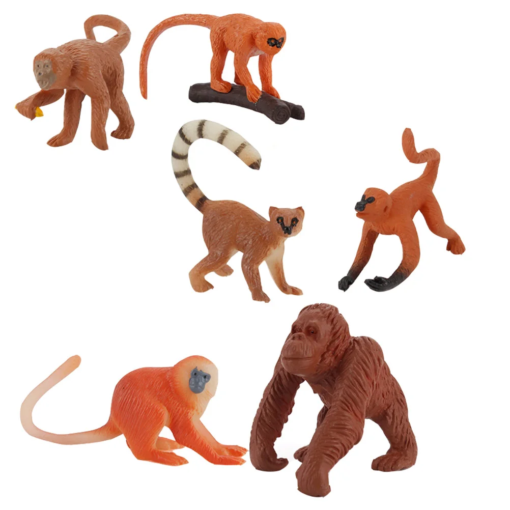 

Animal Toy Toys Figurines Animals Model Figures Decor Figure Gorillasimulation Models Zoo Statue Jungle Forest Miniature